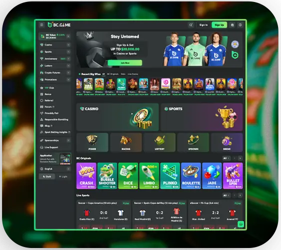 Casino Homepage