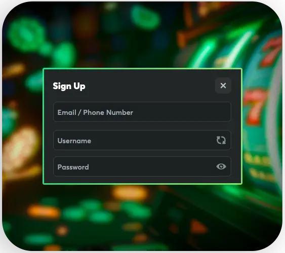 Persoonlijke gegevens invoeren voor registratie