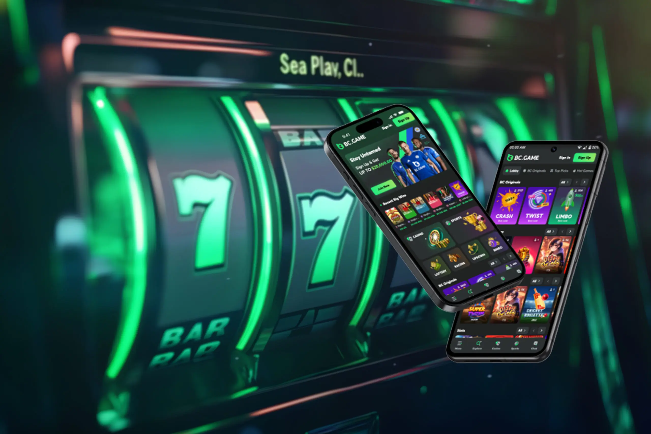 Download de BC Game PWA voor mobiel