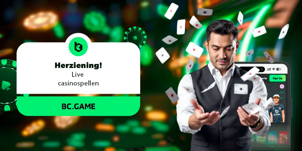 Live casino met echte dealers in HD en gameshows
